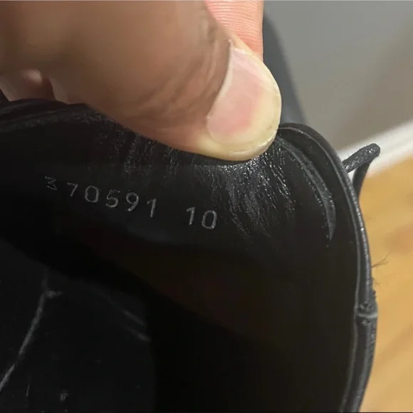 Nice Classic Gucci Derby Lace-ups. Black Sz 10 - Picture 8 of 11